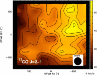 13CO J=2-1 in the rho Oph cloud